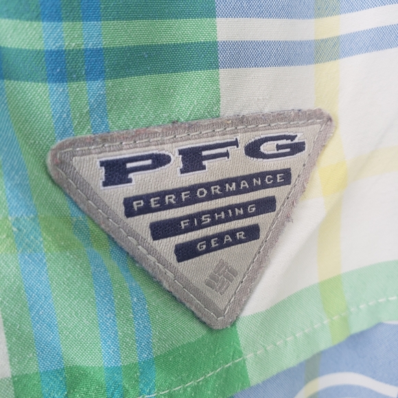 COLOMBIA PFG Super Bahama Plaid Button Down Shirt!!! - Picture 3 of 11